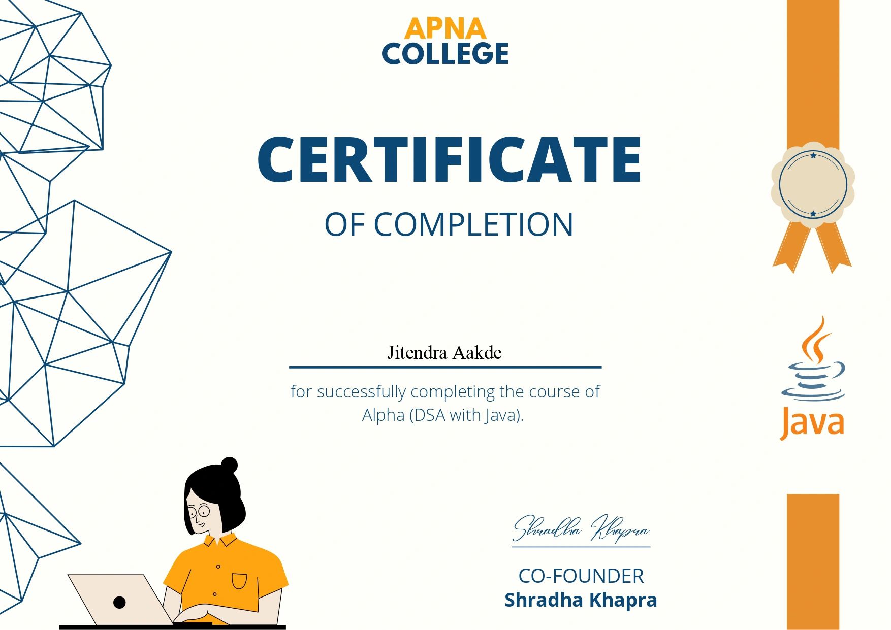 Apna College Course (DSA + Java)
