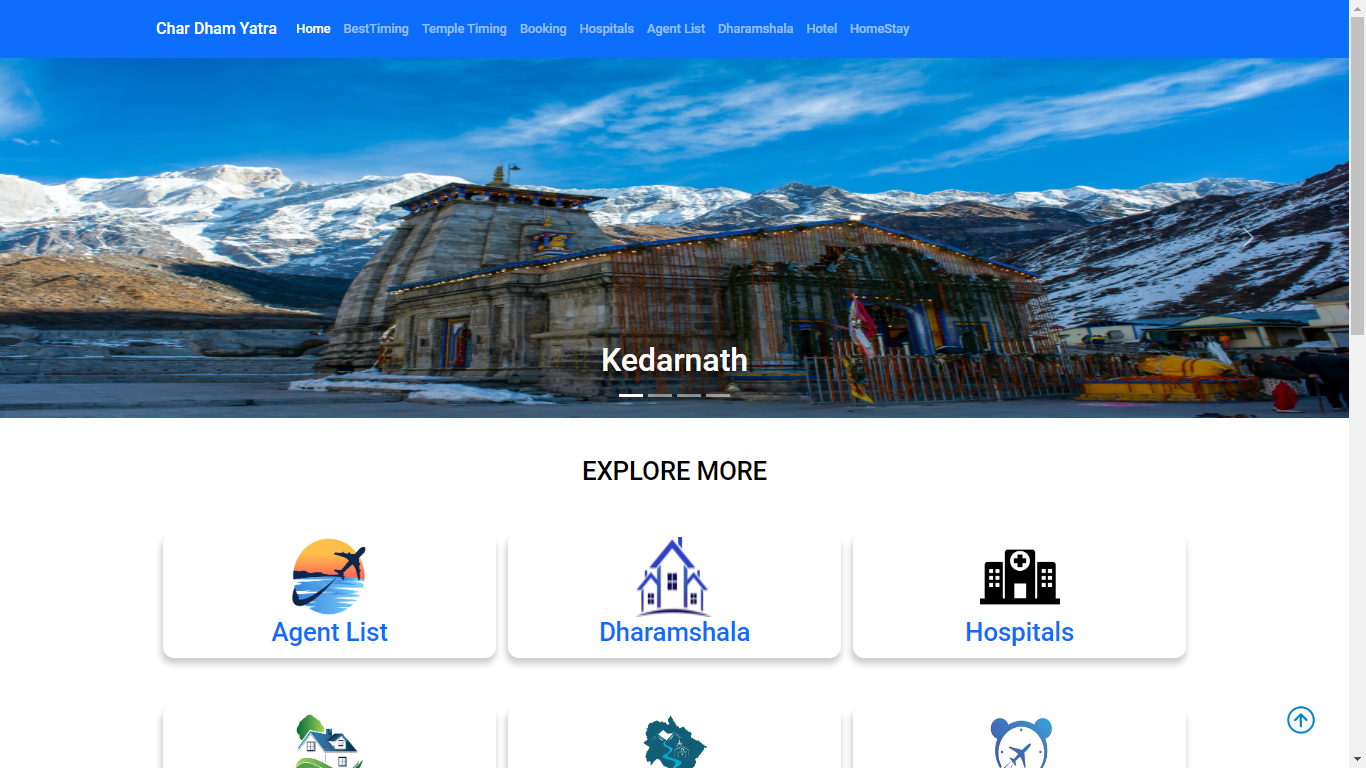 Char Dham Yatra Information System
